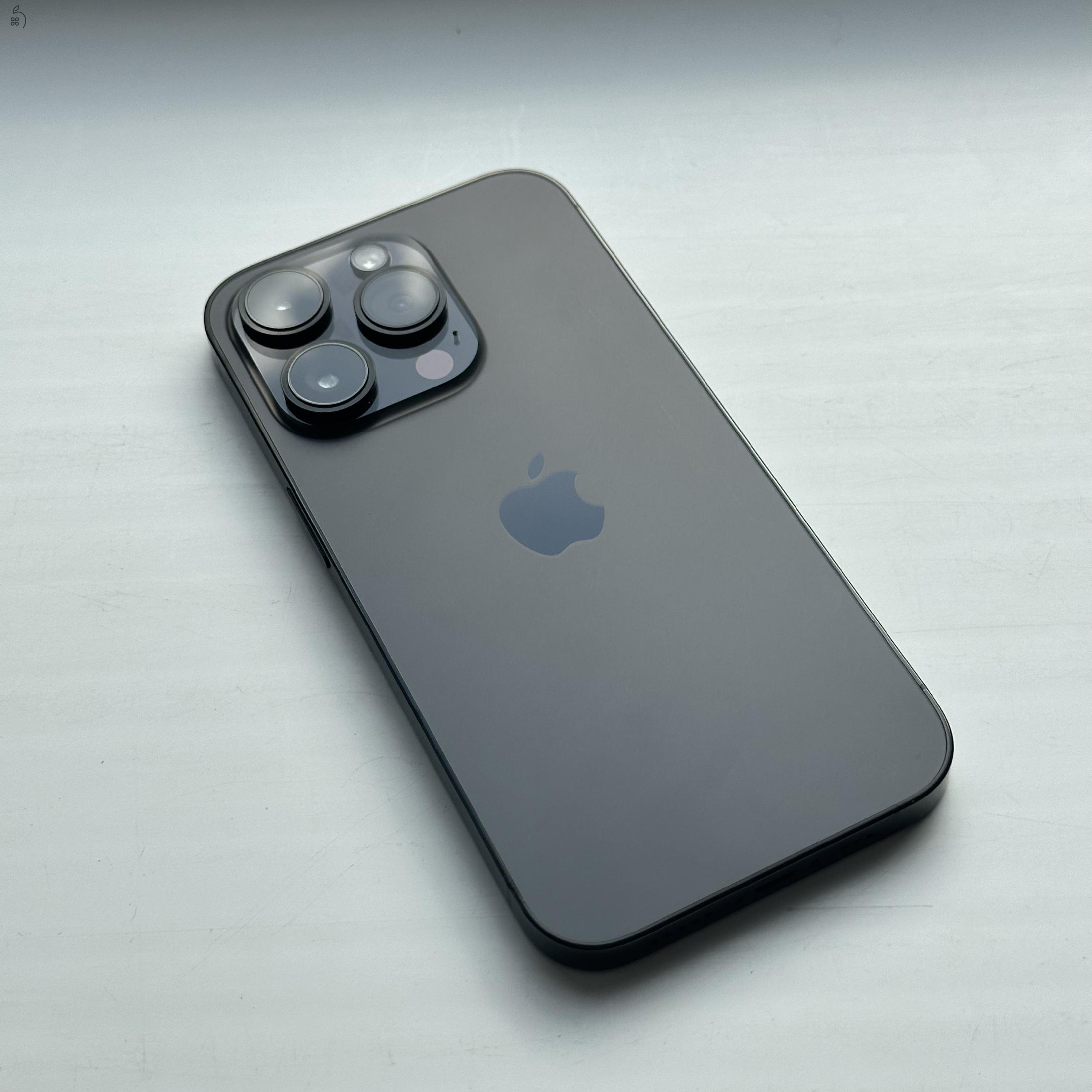 iPhone 14 Pro 512GB Black - 1 ÉV GARANCIA, Kártyafüggetlen, 100% Akkumulátor