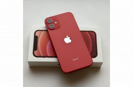 iPhone 12 mini 64GB Red - 1 ÉV GARANCIA, Kártyafüggetlen, 85% Akkumulátor