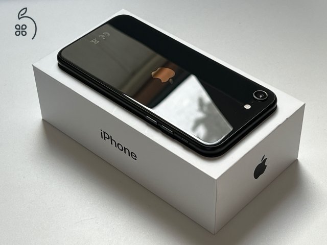 karcmentes iPhone SE2 (2020) - 64GB - akksi 78% - független - gyári doboz, kábel, adapter