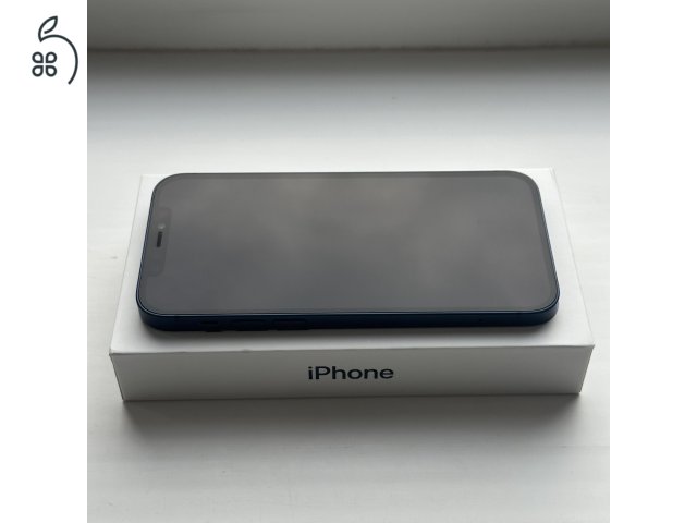 GYÖNYÖRŰ iPhone 12 128GB Blue - 1 ÉV GARANCIA, Kártyafüggetlen, 83% Akkumulátor