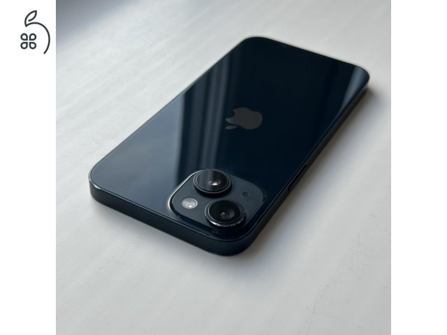 KARCMENTES iPhone 14 256GB Midnight- 1 ÉV GARANCIA, Kártyafüggetlen, 89% akkumulátor