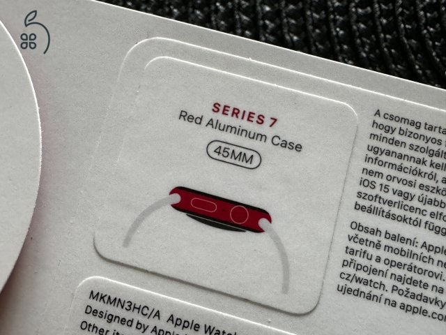 Apple Watch 7 RED LTE (eSim) 45mm piros