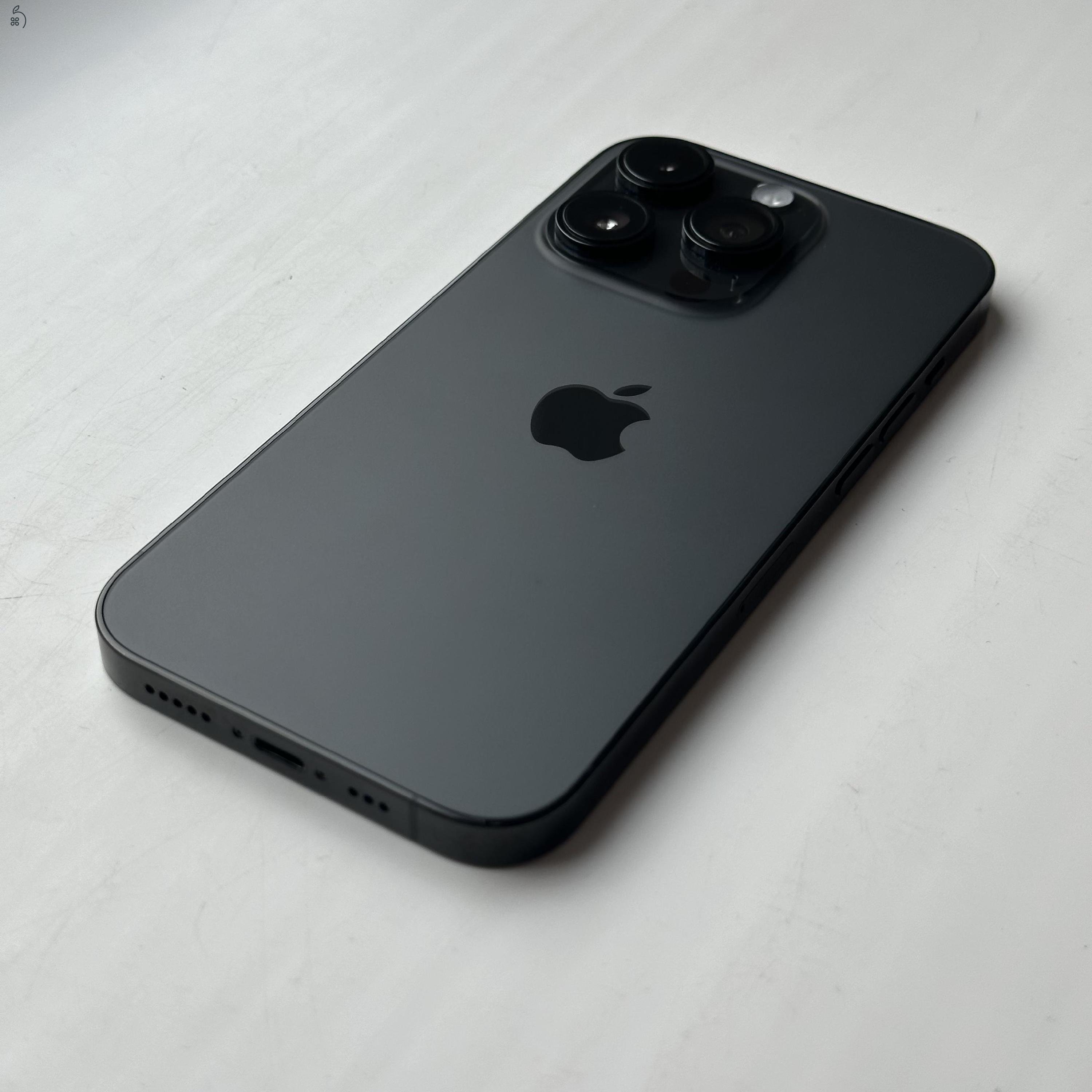 iPhone 14 Pro 512GB Space Black - 1 ÉV GARANCIA, Kártyafüggetlen, Garanciával, 92% Akkumulátor