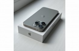 HIBÁTLAN iPhone 15 Pro Max 256GB Natural Titanium - 1 ÉV GARANCIA, Kártyafüggetlen, 99 % Akkumulátor