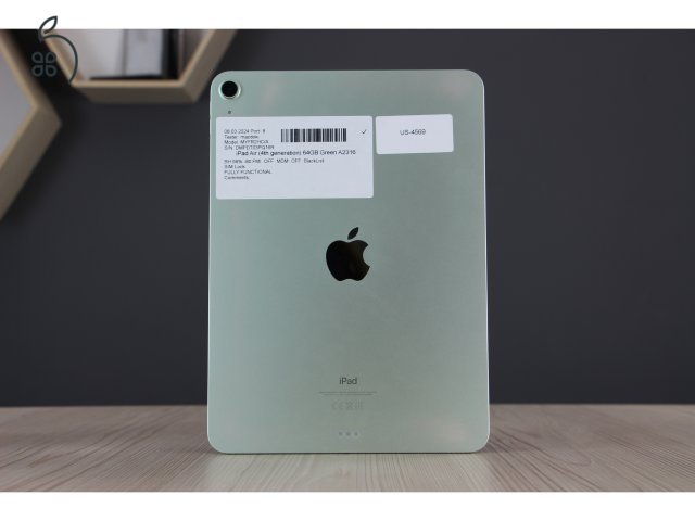 Használt iPad Air 4 64GB WiFi zöld US-4569