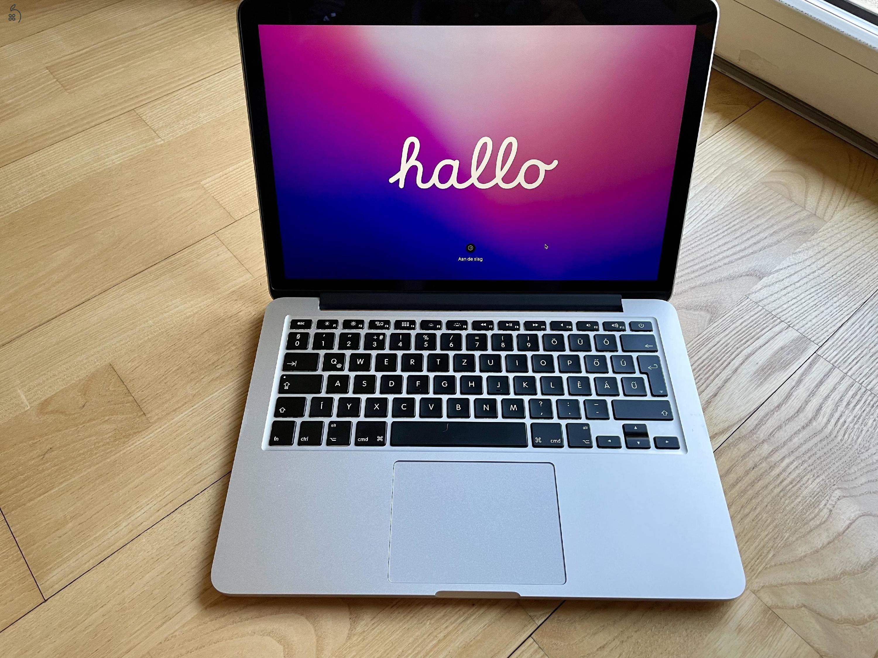 MacBook Pro 13 hüvelykes, nagyteljesítményű notebook Retina-kijelzővel