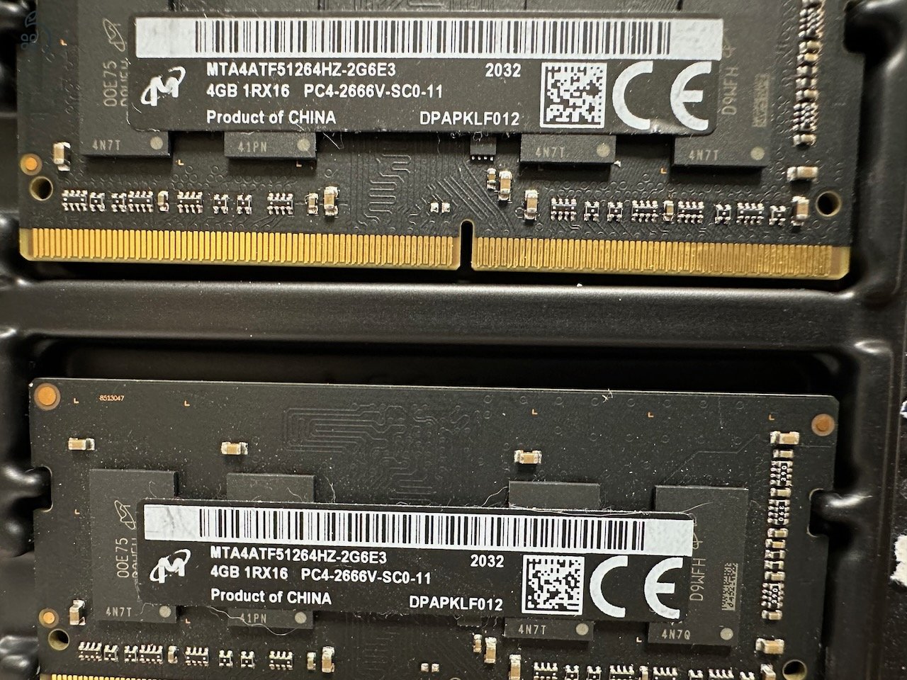 Apple OEM 2db 4GB DDR4 2666MHz memória eladó