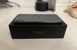 iPhone 11 Pro Max 64GB Midnight Green kártyafüggetlen kiváló állapotban, dobozával