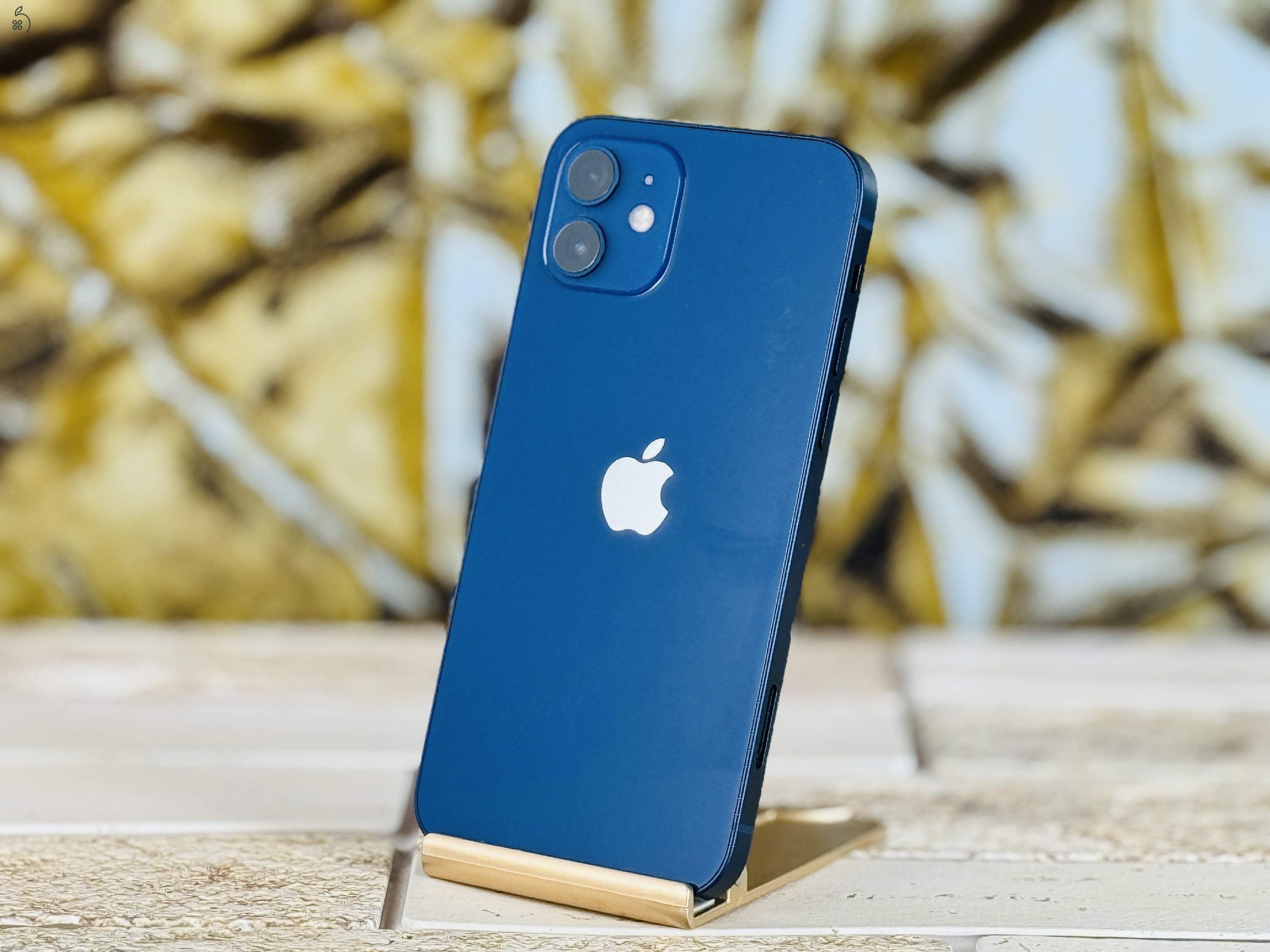 Eladó iPhone 12 64 GB Blue 100% aksi szép állapotú - 12 HÓ GARANCIA - S1008