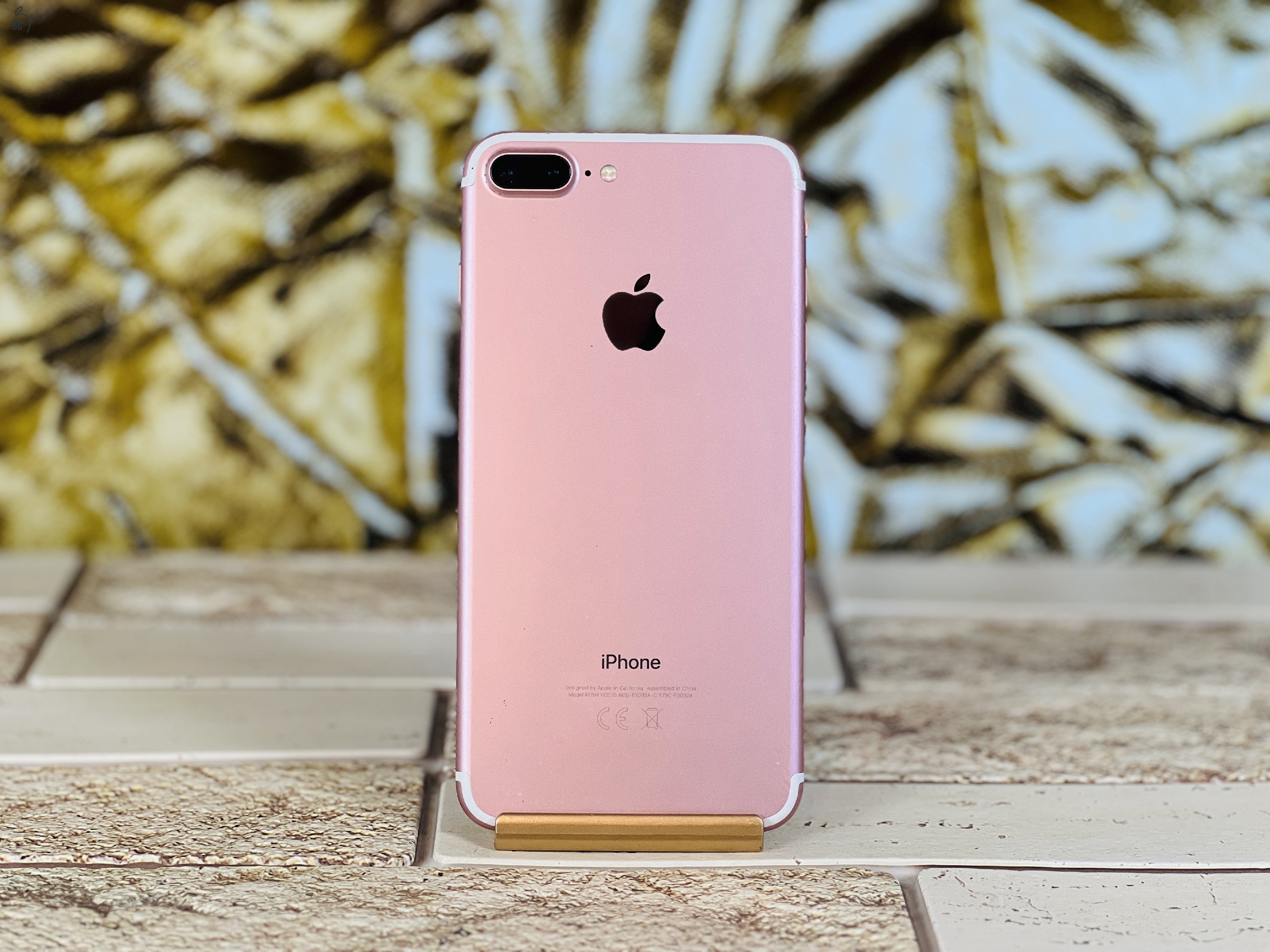 Eladó iPhone 7 Plus 32 GB Rose Gold 100% akku, szép állapotú - 12 HÓ GARANCIA - S1403