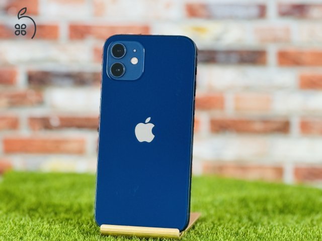 Eladó iPhone 12 64 GB Blue 100% aksi szép állapotú - 12 HÓ GARANCIA - 1008