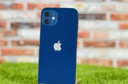 Eladó iPhone 12 64 GB Blue 100% aksi szép állapotú - 12 HÓ GARANCIA - 1008