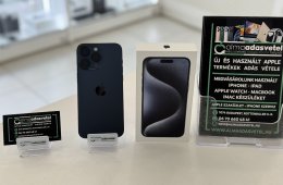 iPhone 15 Pro Max 1TB Független/Mint Az Új/Apple Gar./Akku 100%/p3326/