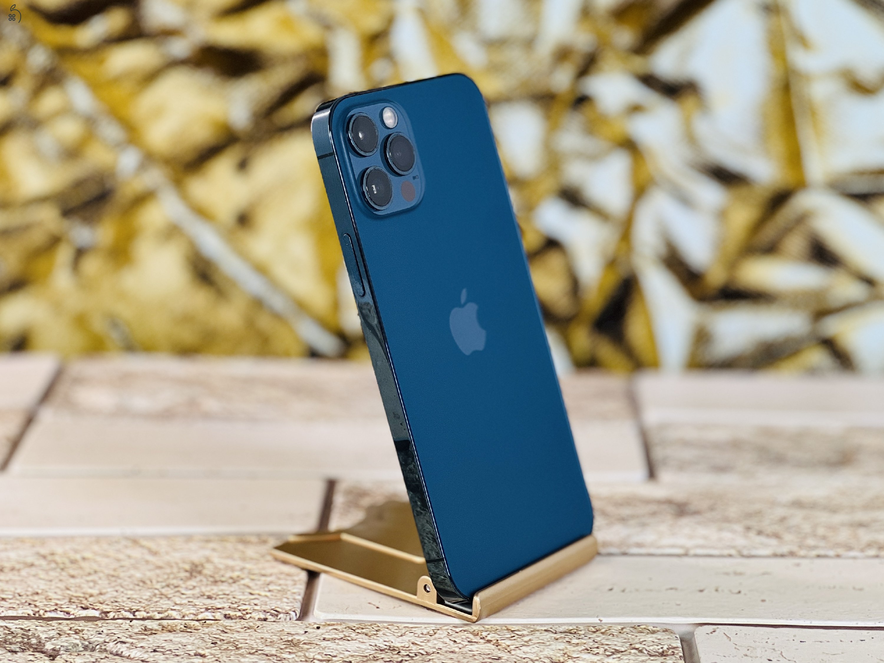 Eladó iPhone 12 Pro 128 GB Pacific Blue szép állapotú - 12 HÓ GARANCIA - F4404