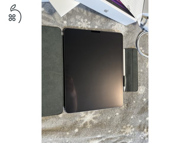 Apple iPad Pro 12.9 2022 128GB, asztroszürke (GPS, Paperlike tok + fólia): iCentre gari 2027.02.23-ig