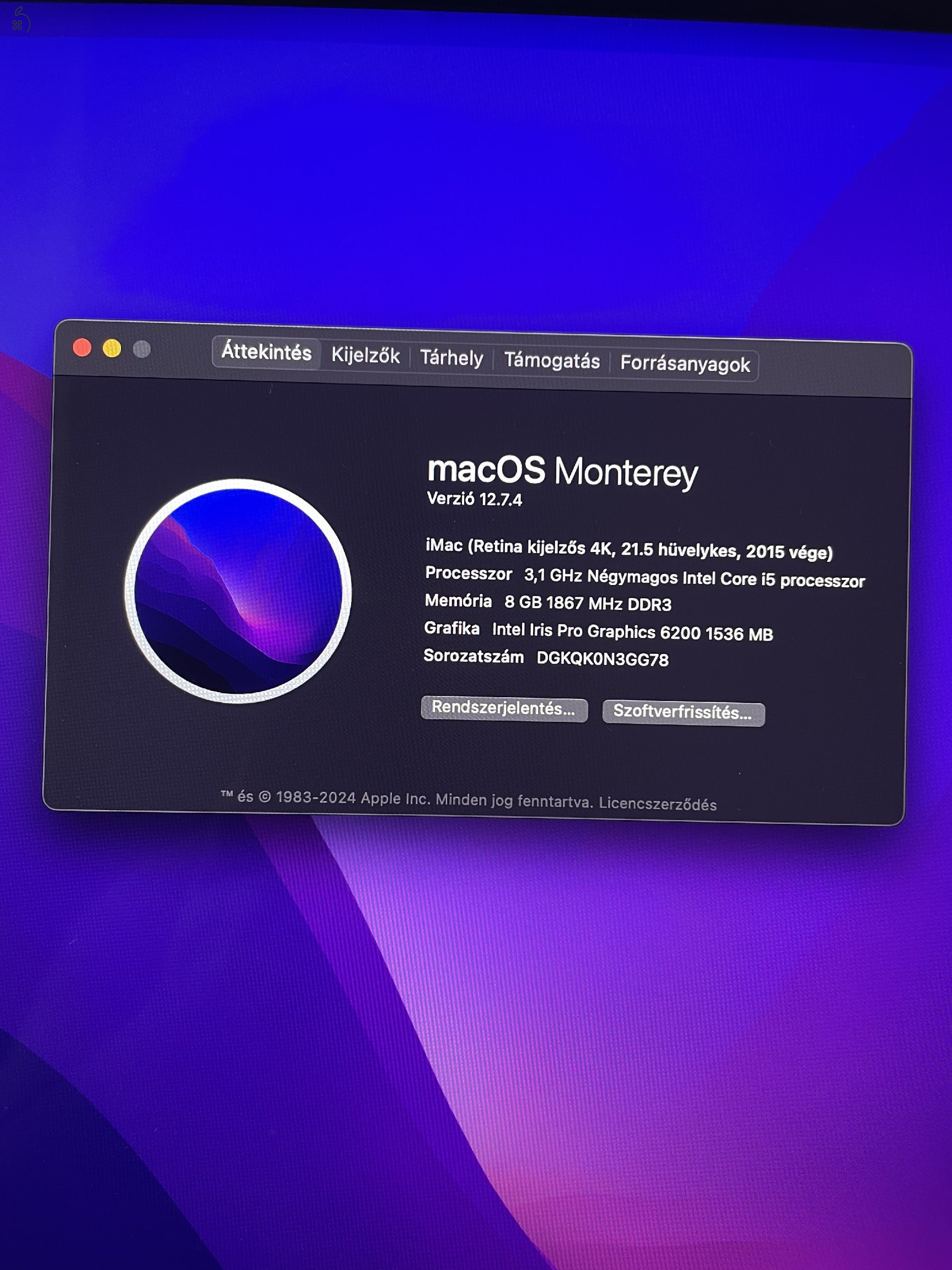 iMac 21.5 4K 2015 late