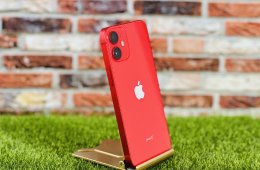Eladó iPhone 12 Mini 64 GB PRODUCT RED 100% aksi szép állapotú - 12 HÓ GARANCIA - 1241