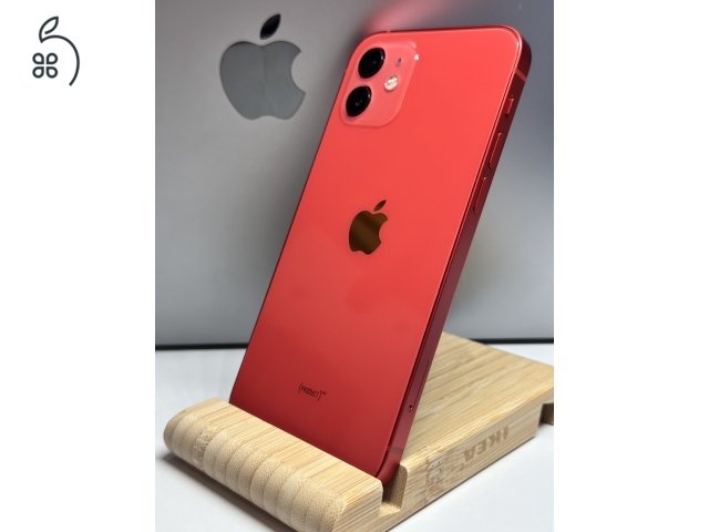 iPhone 12 Piros, 128GB, Szép állapotú, Független