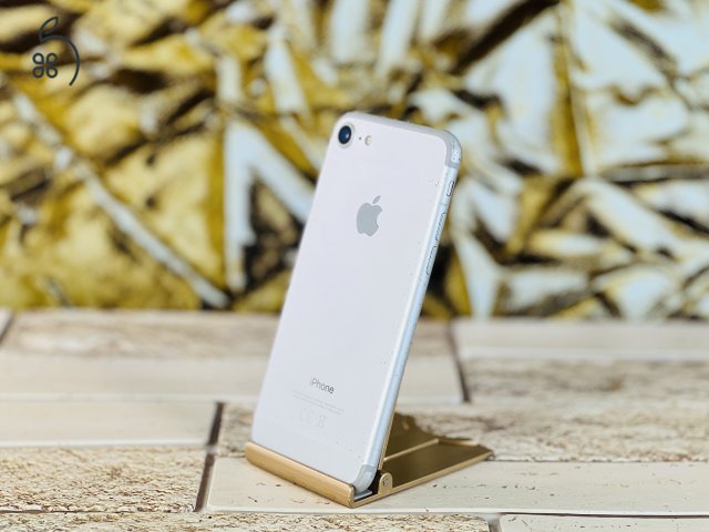 Eladó iPhone 7 128 GB Silver 100% aksi szép állapotú - 12 HÓ GARANCIA - S861