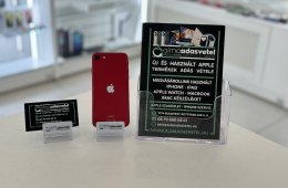 iPhone SE 2020 64GB Red Újszerű/1 hónap gar./Akku 100%/p3338/