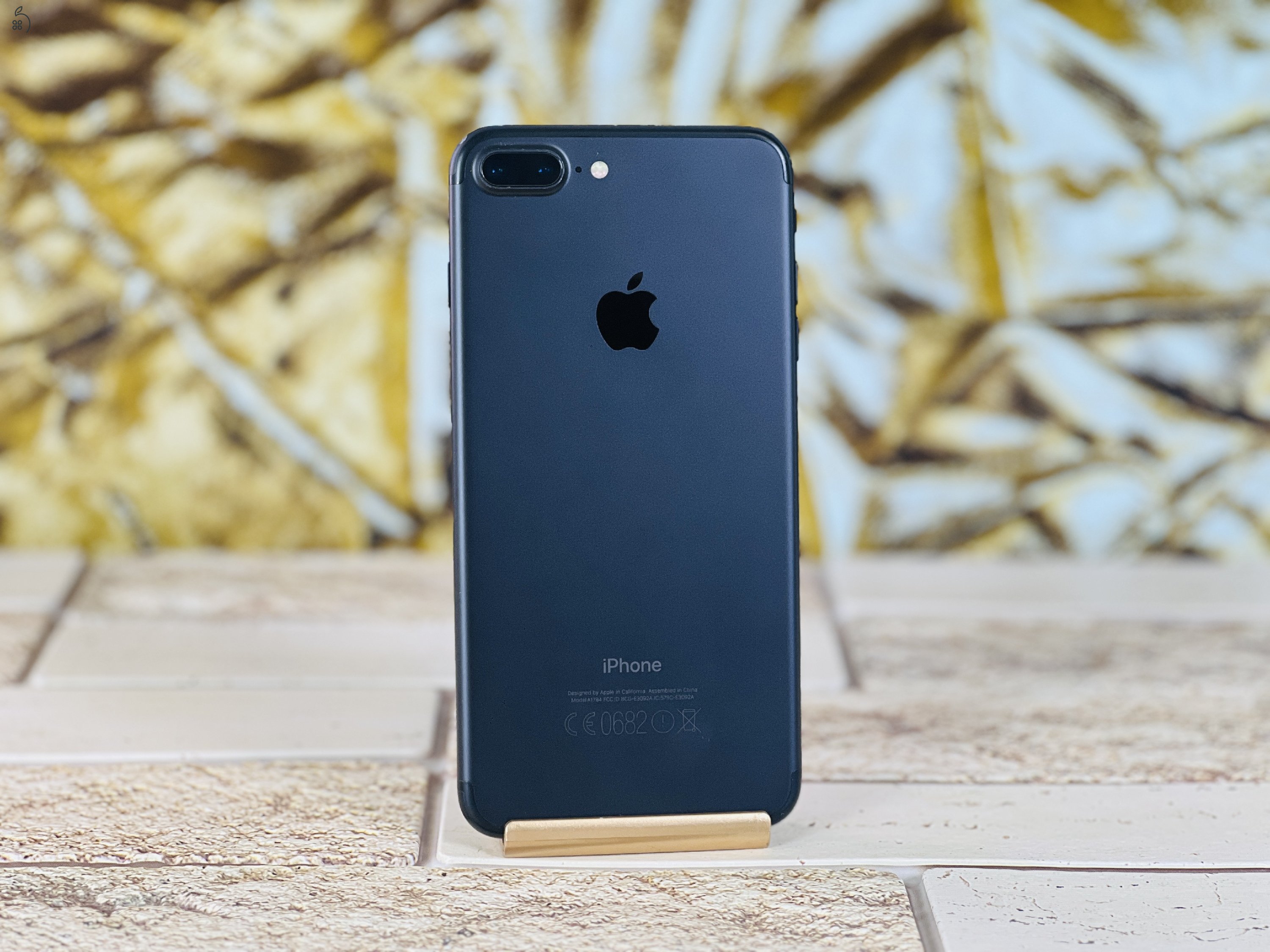 Eladó iPhone 7 Plus 128 GB Black 100% aksi szép állapotú - 12 HÓ GARANCIA - S954
