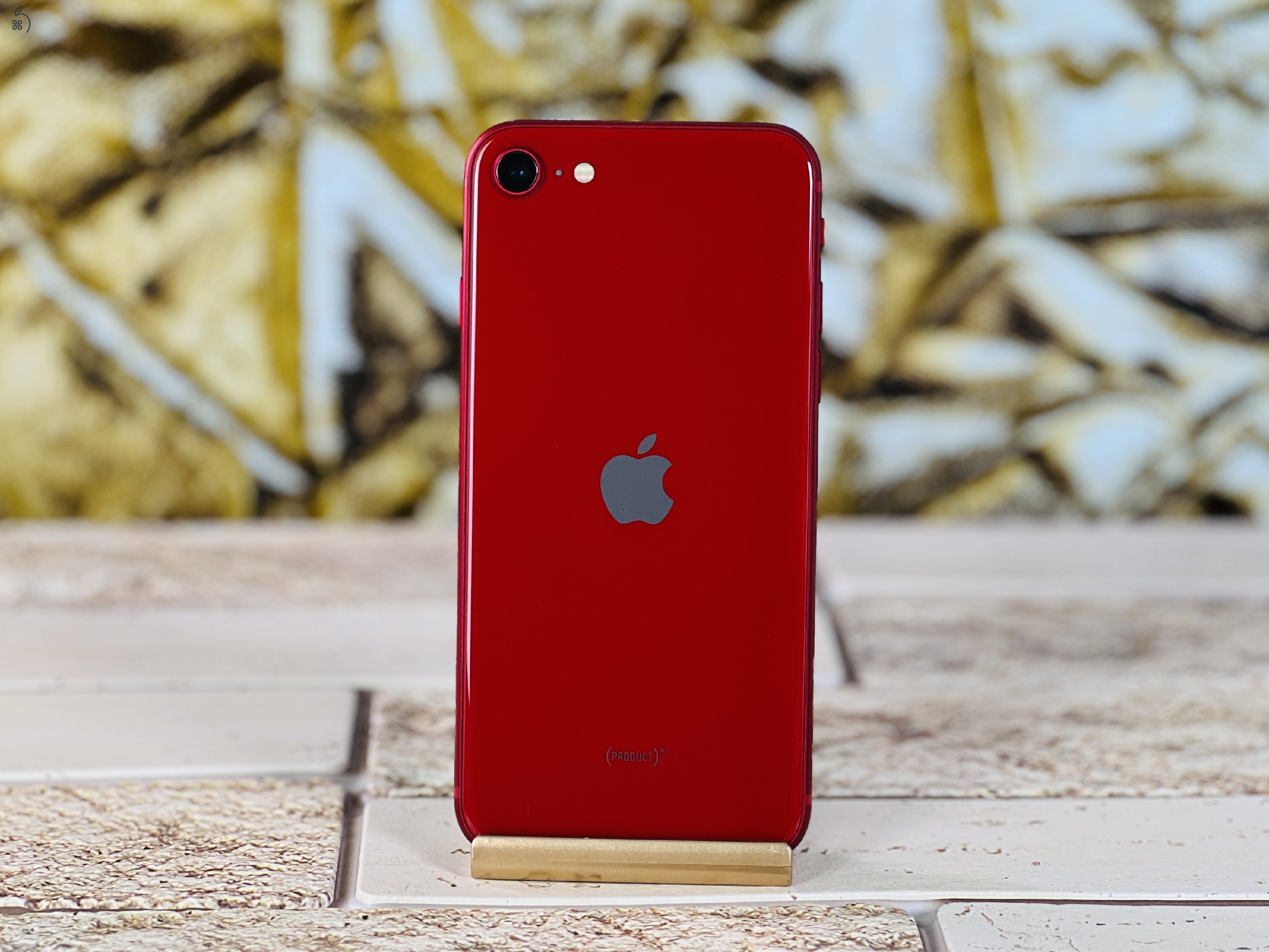 Eladó iPhone SE (2020) 64 GB PRODUCT RED 100% aksi szép állapotú - 12 HÓ GARANCIA - R6279