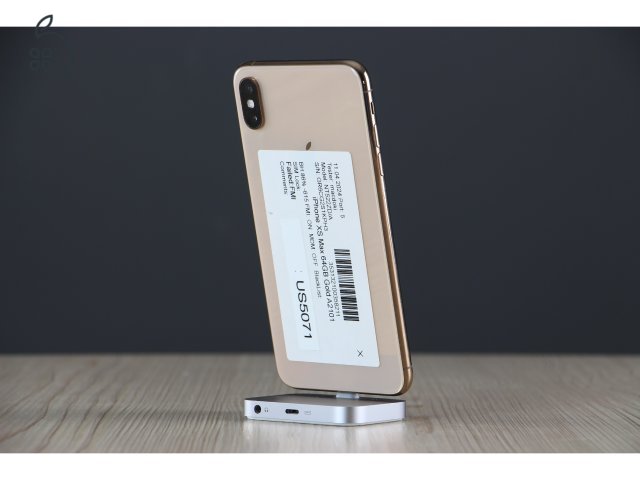 Használt iPhone Xs Max 64GB Gold US-5071