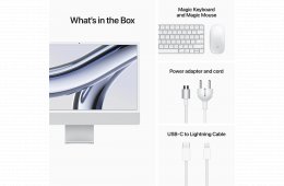 iMac 24” M3 8c/8c / 8GB / 256GB - (Silver) - Csak 1db! 