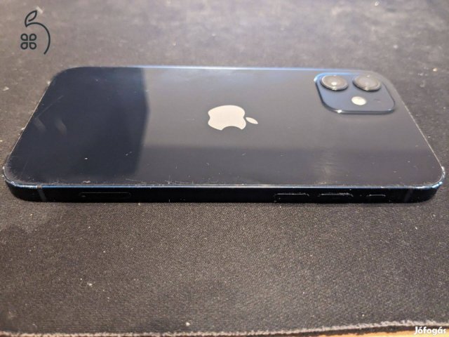 Apple iphone 12 fekete 64 GB használt független