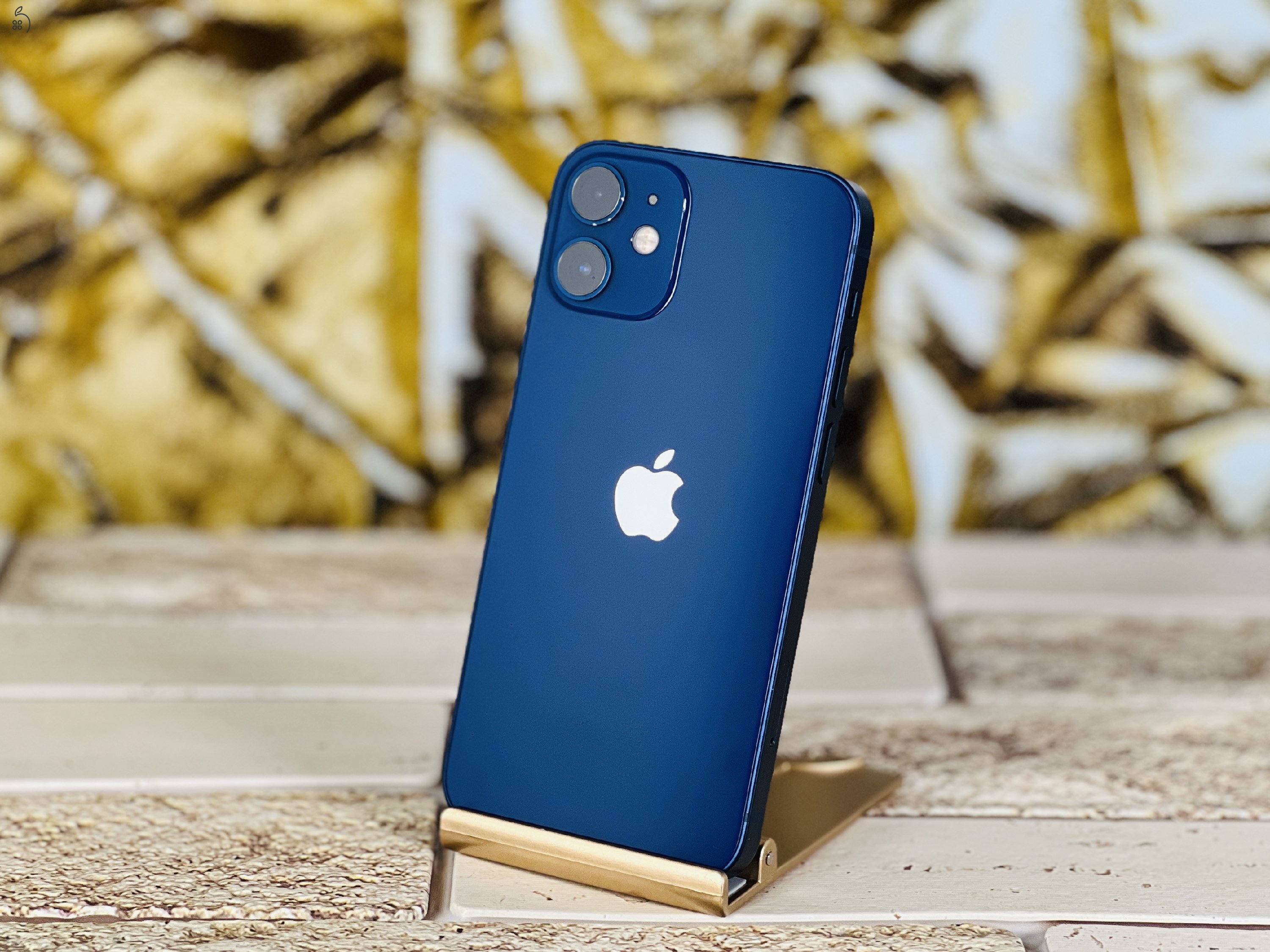 Eladó iPhone 12 Mini 64 GB Pacific Blue szép állapotú - 12 HÓ GARANCIA - S605