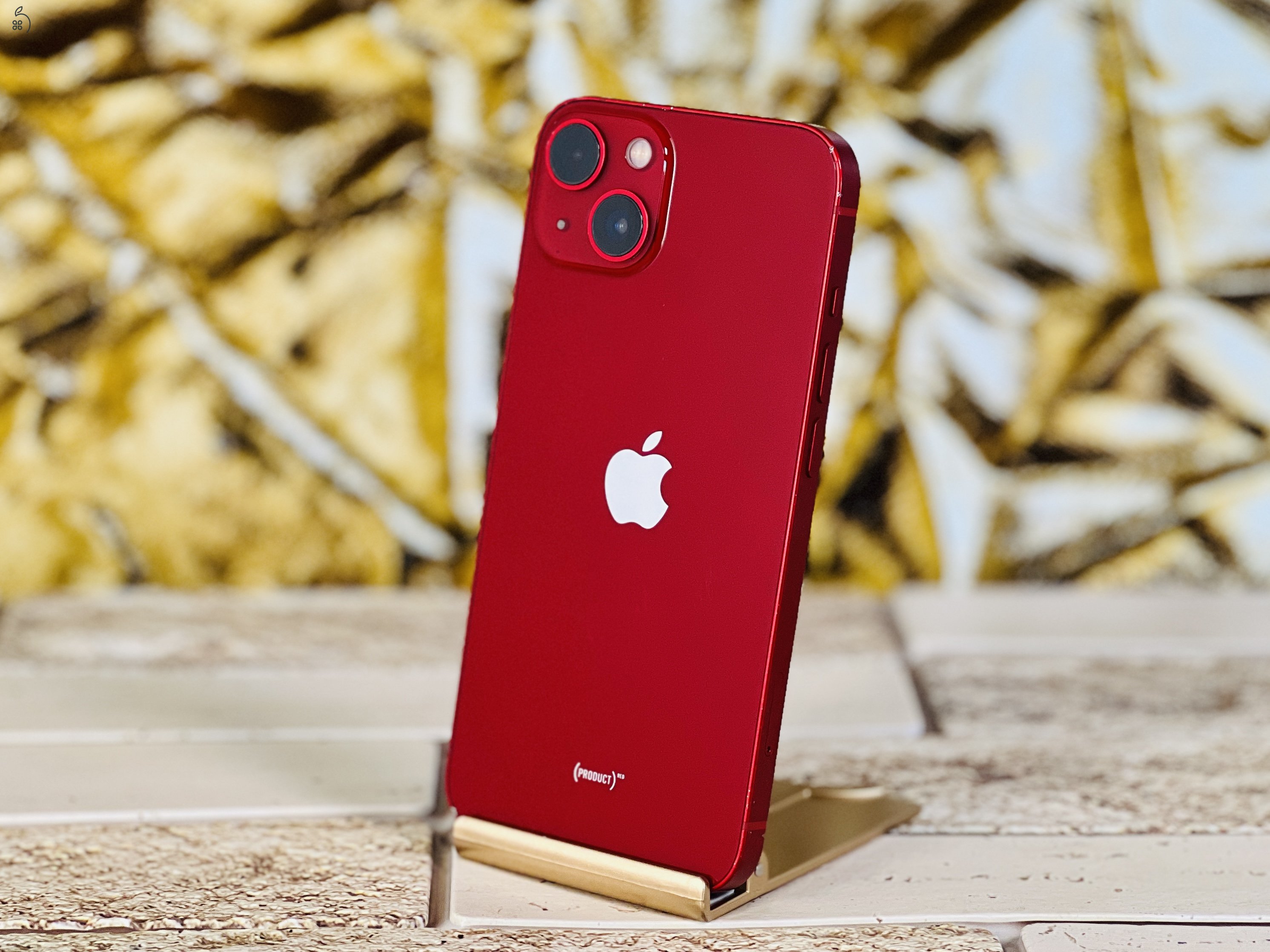 Eladó iPhone 13 Mini 128 GB PRODUCT RED szép állapotú - 12 HÓ GARANCIA - S224