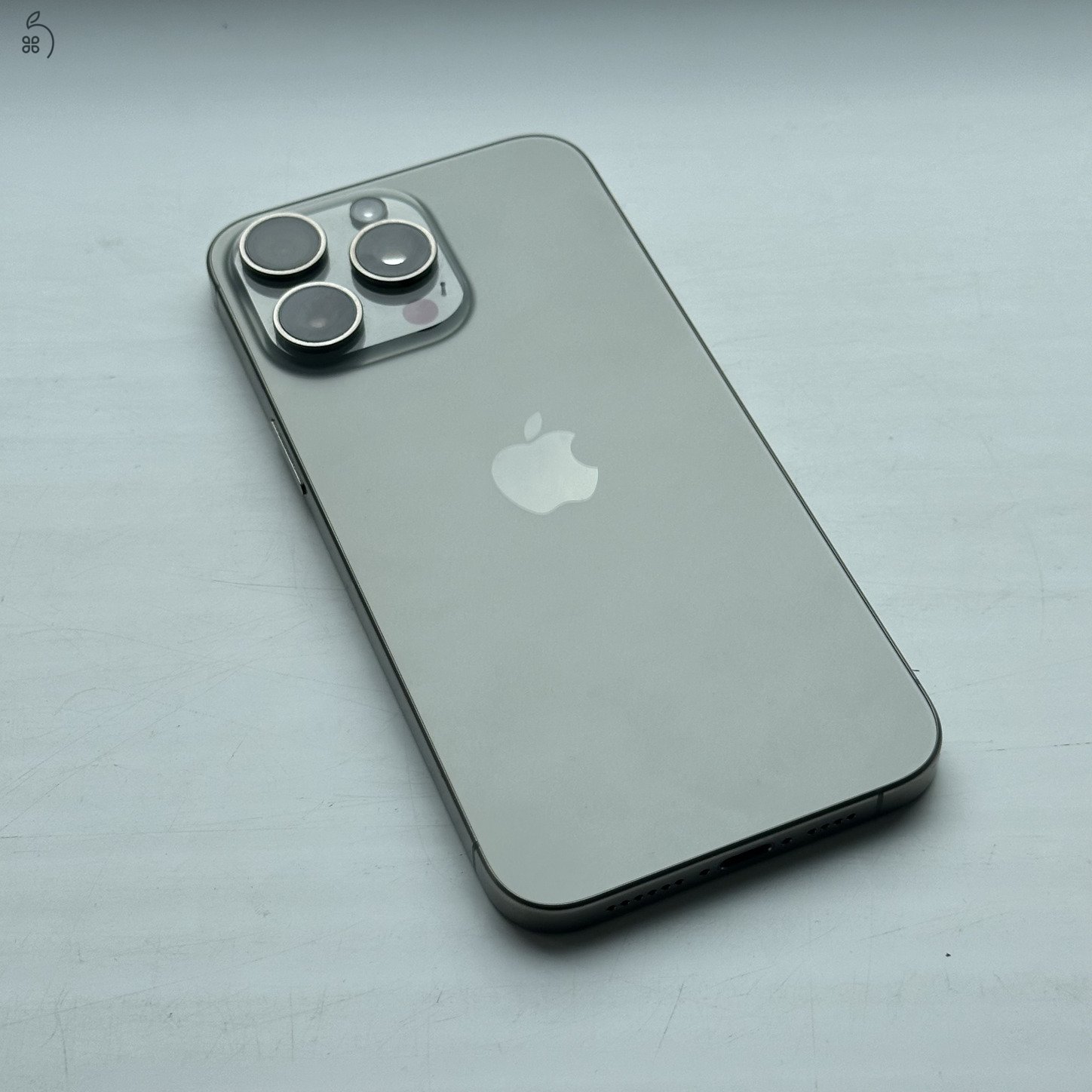 HIBÁTLAN iPhone 15 Pro Max 256GB Natural Titanium - 1 ÉV GARANCIA, Kártyafüggetlen, 100% akkumulátor