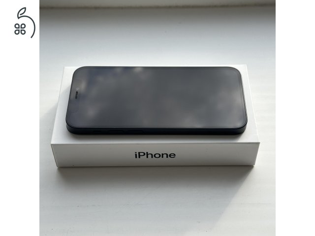 GYÖNYÖRŰ iPhone 12 mini 64GB Black - 1 ÉV GARANCIA, Kártyafüggetlen, 82% Akkumulátor