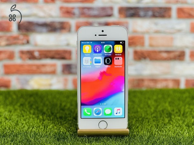 Eladó iPhone 5S 16 GB Silver szép állapotú - 12 HÓ GARANCIA - 7903