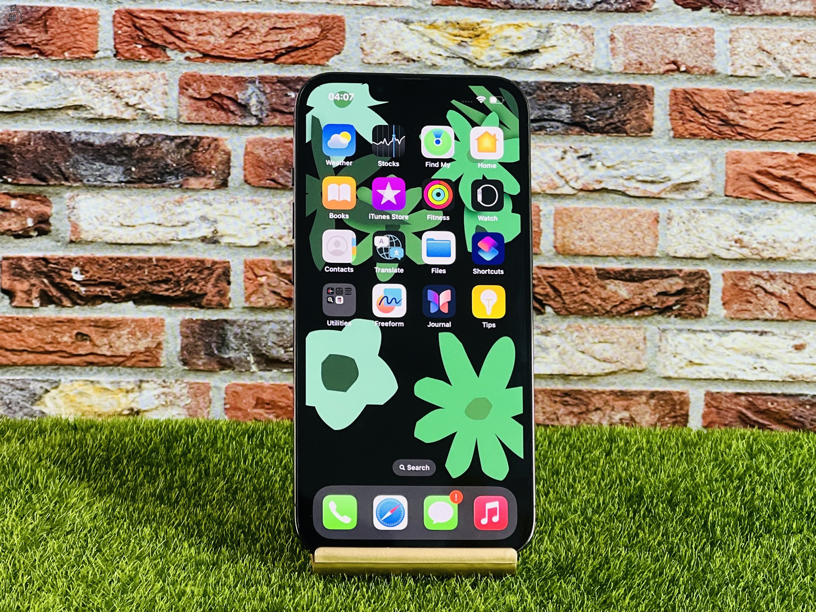 Eladó iPhone 13 Pro 128 GB Alpine Green szép állapotú - 12 HÓ GARANCIA - 1489