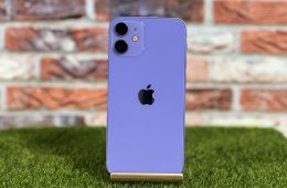 Eladó iPhone 12 Mini 64 GB Purple szép állapotú - 12 HÓ GARANCIA - 037