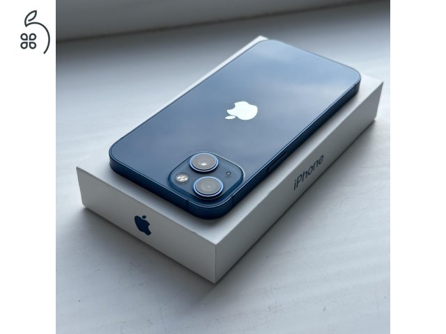 KARCMENTES iPhone 13 256GB Blue - Kártyafüggetlen,1 ÉV GARANCIA, 89% Akkumulátor