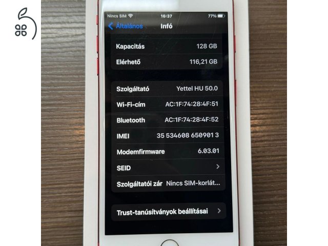 Apple iPhone 7 Plus 128gb független