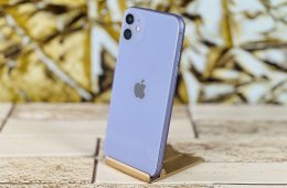 Eladó iPhone 11 64 GB Purple 100% aksi szép állapotú - 12 HÓ GARANCIA - S1509