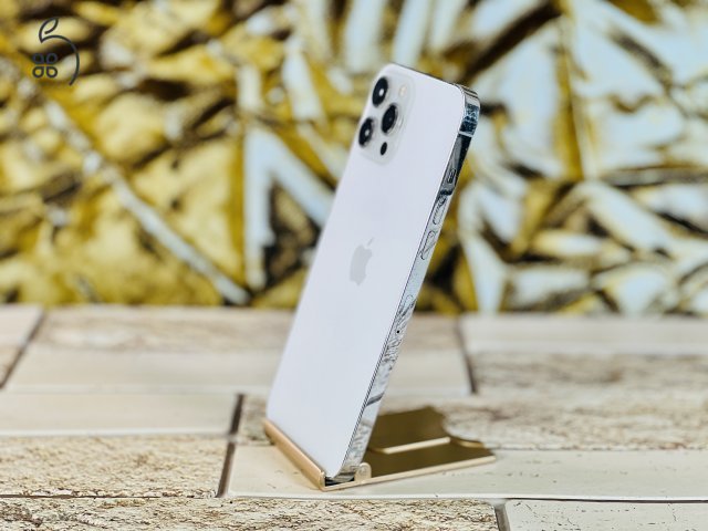 Eladó iPhone 12 Pro Max 128 GB Silver szép állapotú - 12 HÓ GARANCIA - S1504