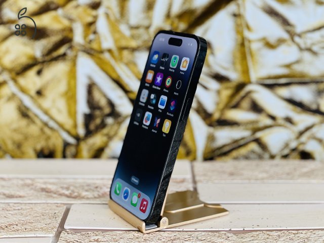 Eladó iPhone 14 Pro 128 GB Space Black szép állapotú - 12 HÓ GARANCIA - S1501