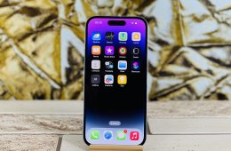 Eladó iPhone 14 Pro 128 GB Deep Purple szép állapotú - 12 HÓ GARANCIA - S1502
