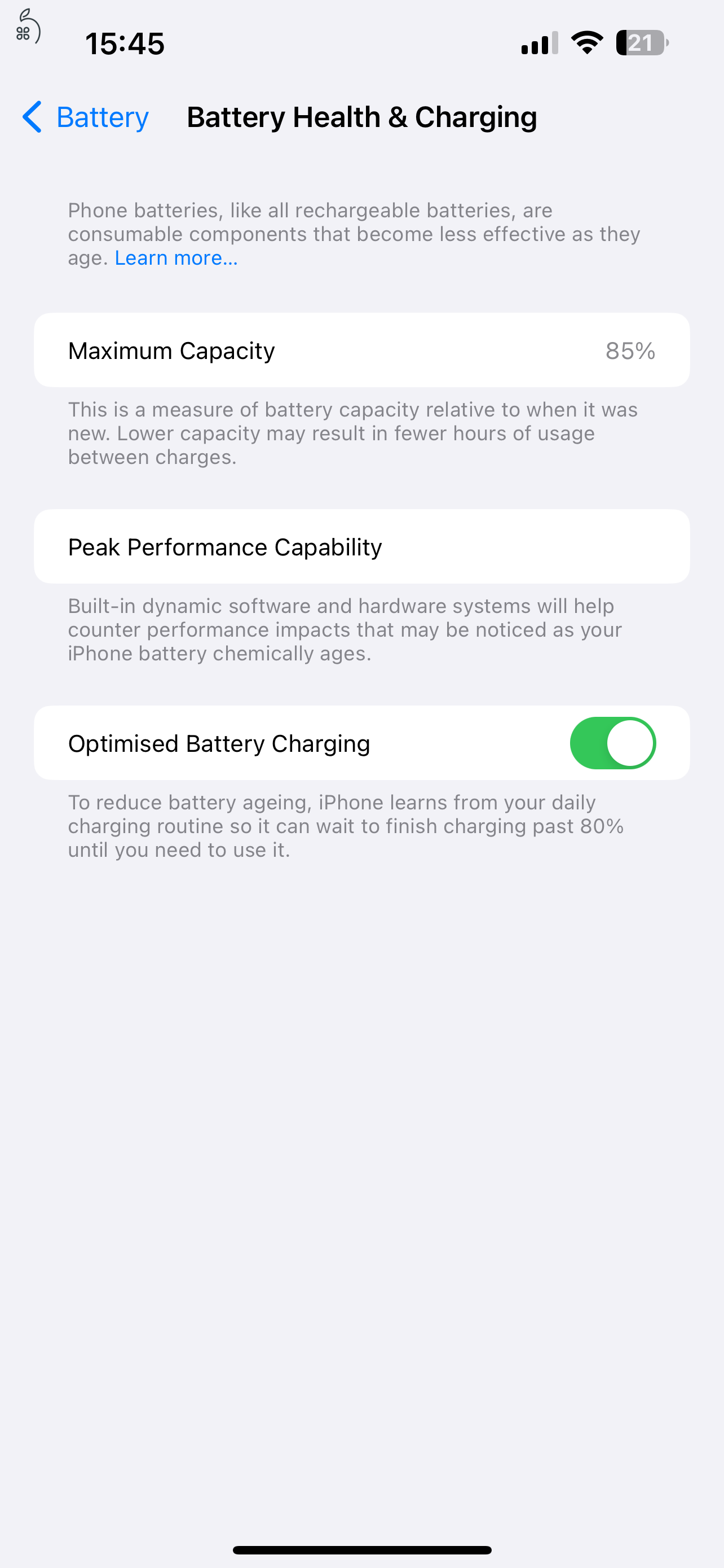 iPhone 13 Pro Max 128 GB Arany, 85% Akku, Privacy fólia