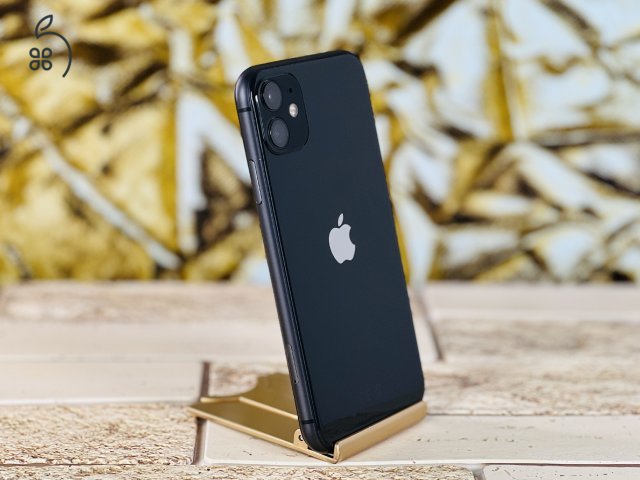 Eladó iPhone 11 128 GB Black szép állapotú - 12 HÓ GARANCIA - X659
