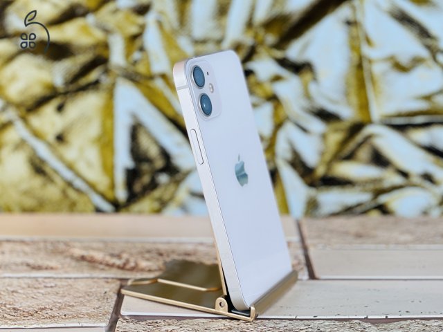Eladó iPhone 12 Mini 128 GB White 100% aksi szép állapotú - 12 HÓ GARANCIA - S1498