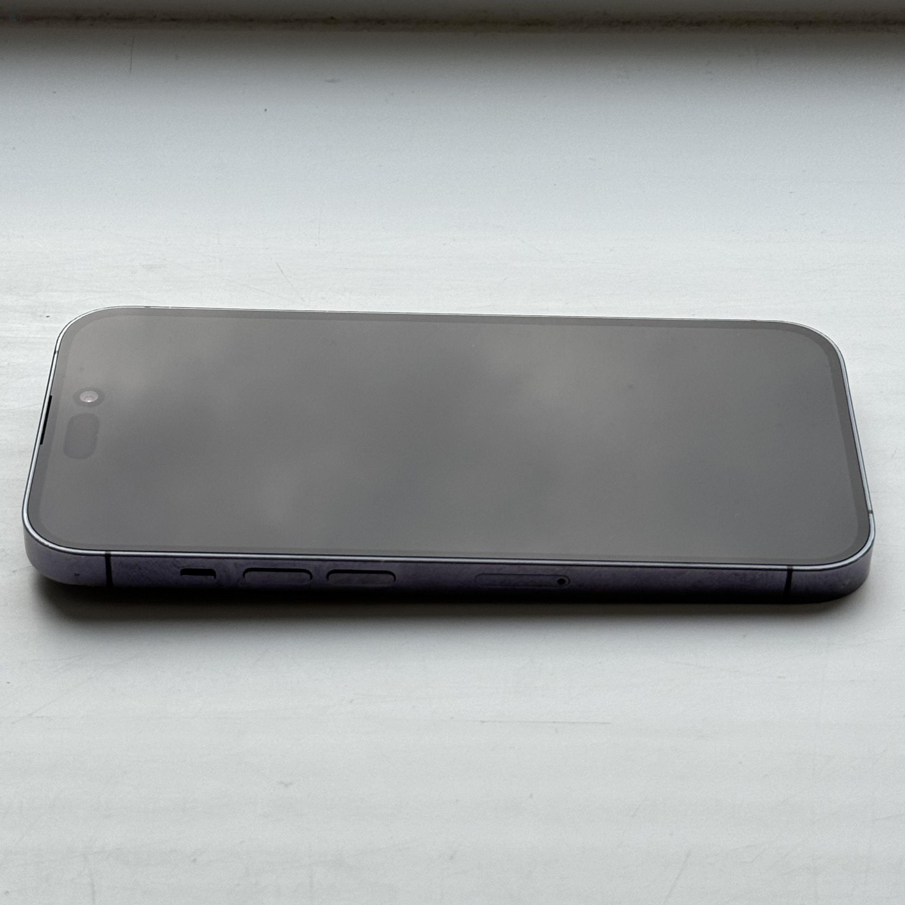 iPhone 14 Pro 128GB Deep Purple - 1 ÉV GARANCIA, Kártyafüggetlen, 93% Akkumulátor