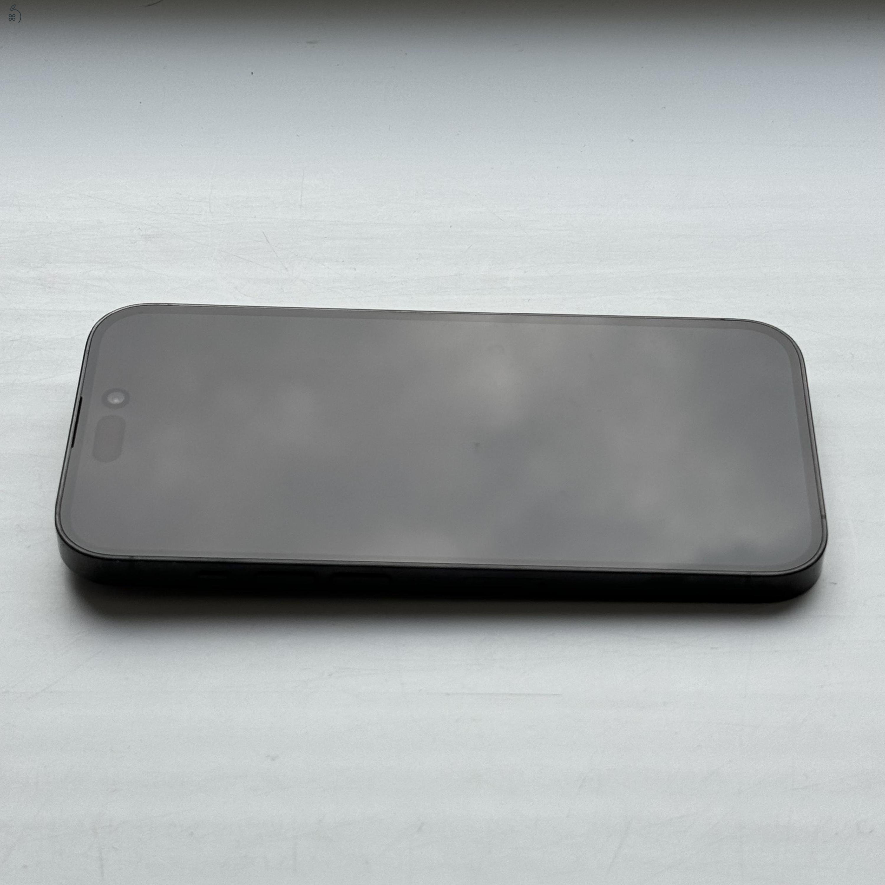 GYÖNYÖRŰ iPhone 14 Pro 128GB Space Black - Kártyafüggetlen, 1 ÉV GARANCIA, 91% Akkumulátor
