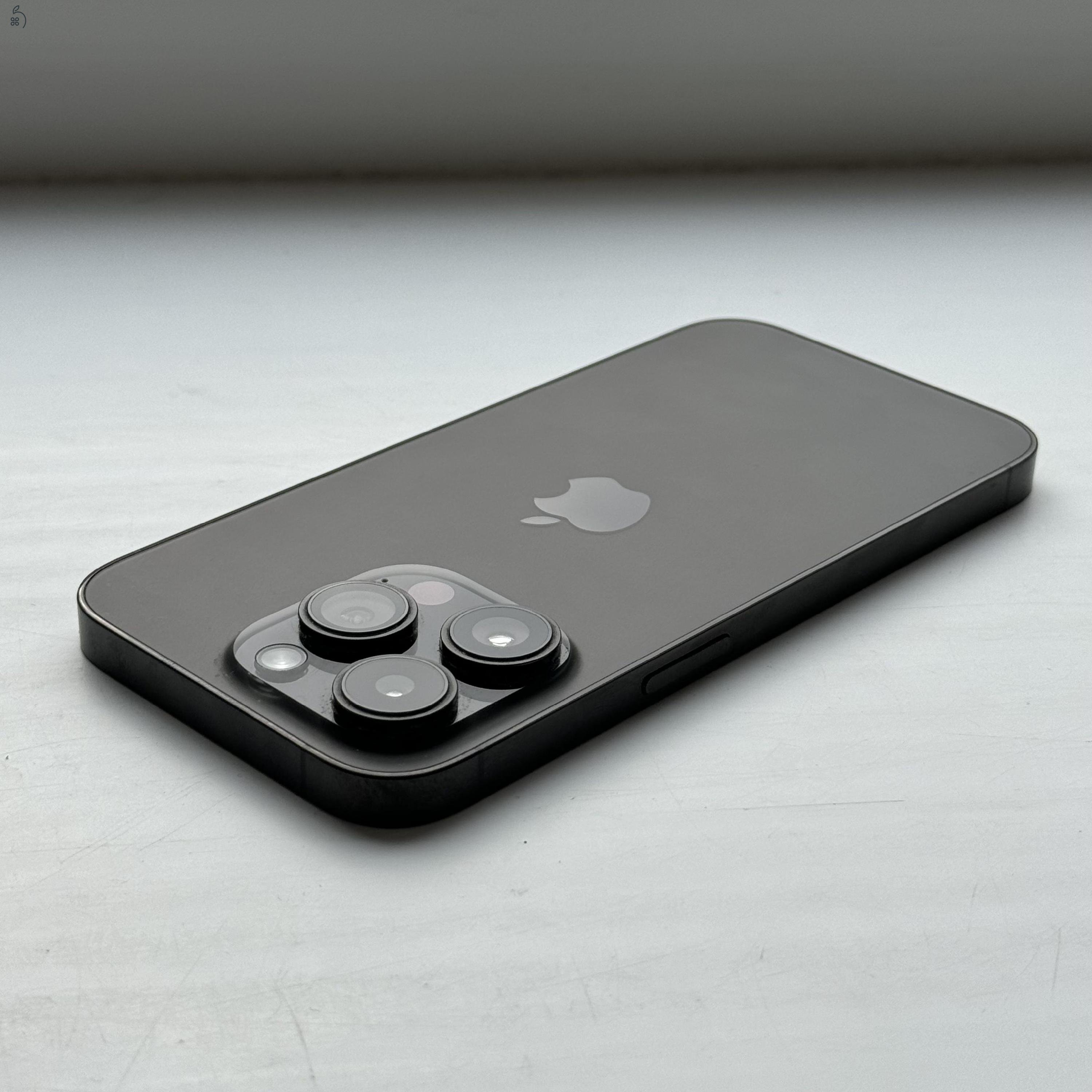 GYÖNYÖRŰ iPhone 14 Pro 128GB Space Black - Kártyafüggetlen, 1 ÉV GARANCIA, 91% Akkumulátor