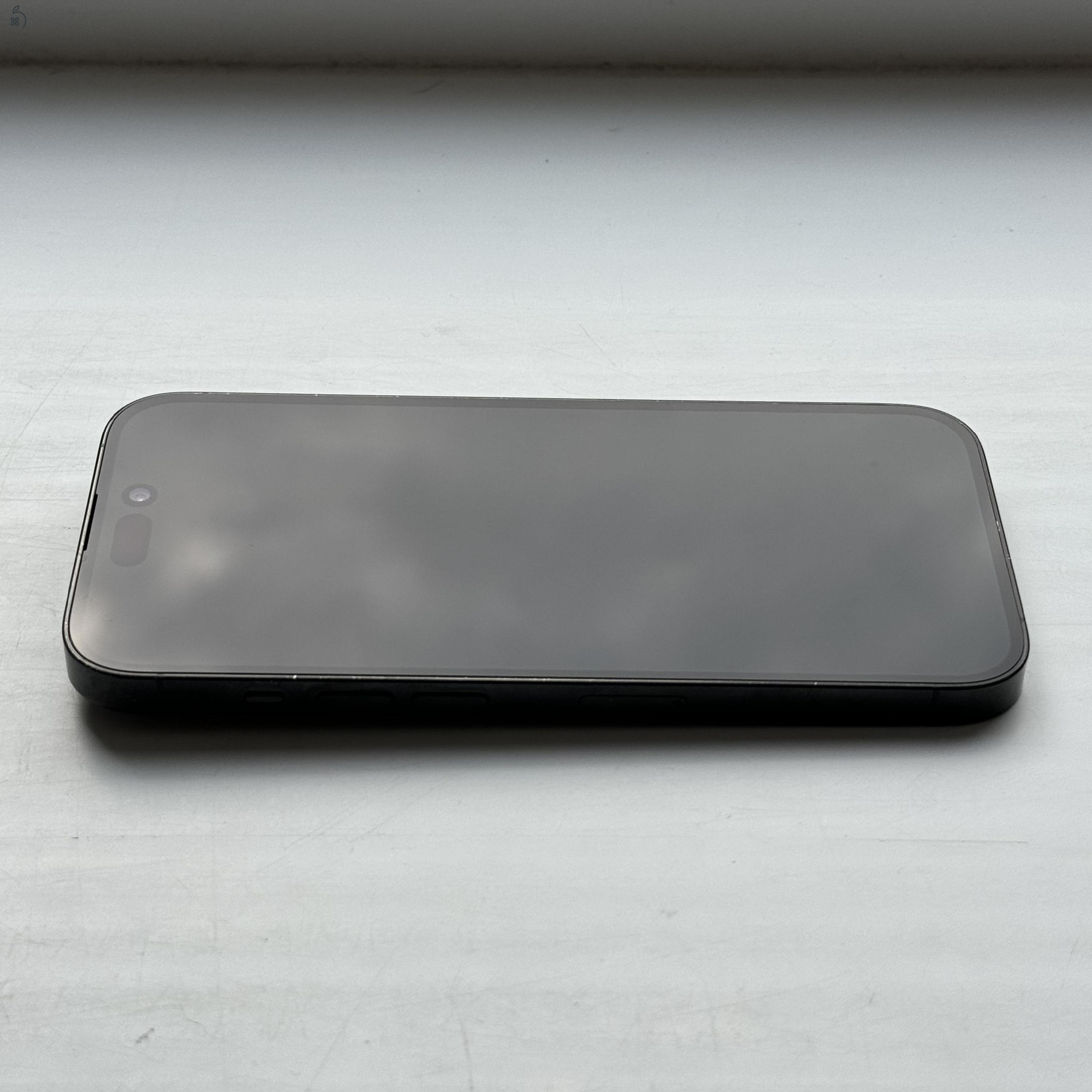 GYÖNYÖRŰ iPhone 14 Pro 128GB Space Black- 1 ÉV GARANCIA , Kártyafüggetlen, 100% akkumulátor 