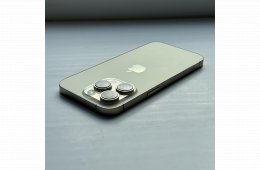HIBÁTLAN iPhone 14 Pro 128GB Gold - 1 ÉV GARANCIA , Kártyafüggetlen, 100% Akkumulátor